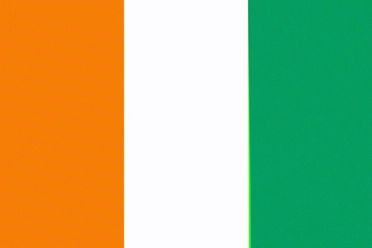 drapeau de la côte d'ivoire